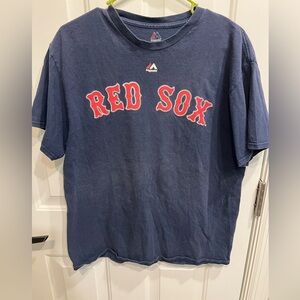 Majestic Navy Boston Red Sox Bogaerts Tee